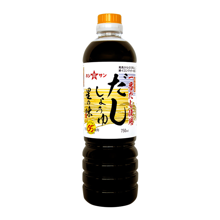 半世紀変わらない味≪だししょうゆ(星の味) 750ml≫【九州熊本の老舗醤油屋☆ホシサン】