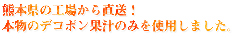 熊本県宇城市から産地直送！火の国からお届けする極上のポン酢です。