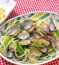 【柚子胡椒】あさりとセロリの柚こしょうパスタ