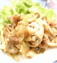 【にたき一番】豚薄切り肉のマヨ炒め