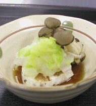 【でこみかんぽん酢】山芋の網焼き