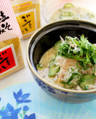 【ごていしゅ麦味噌】サバ水煮缶の冷や汁