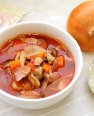 【あまざけ麹】玉ねぎ麹のミネストローネ